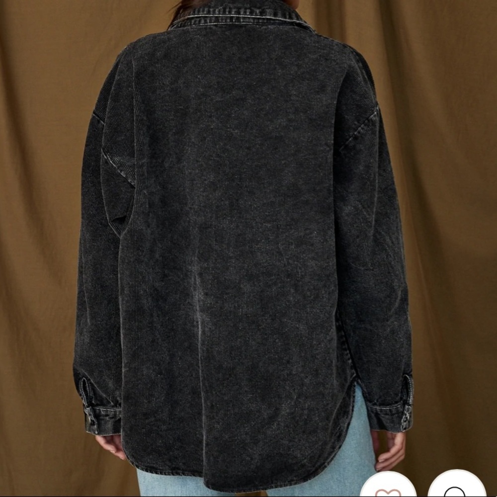 12th tribe corduroy shacket - Picture 2 of 3